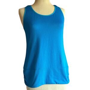 Womens Top Size Large Blue Tank Summer Everyday Casual Packable Travel Costco